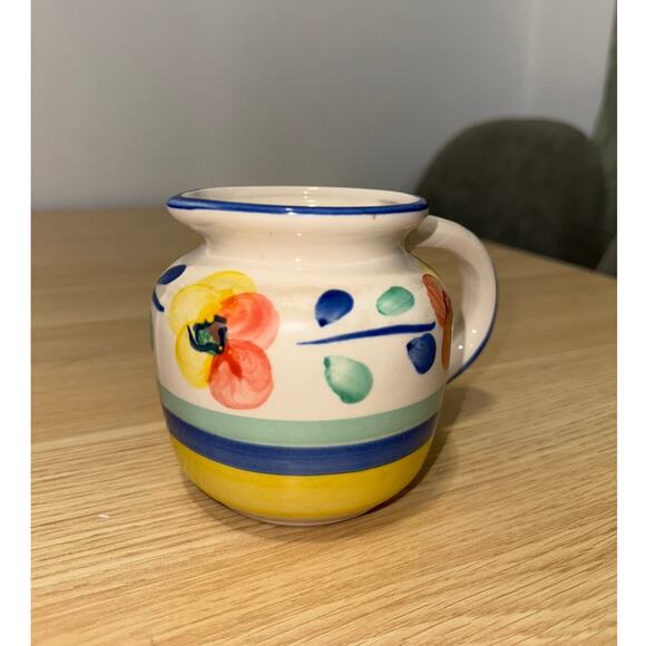 Alco Industrial Floral Ceramic Creamer VINTAGE - Picture 1 of 4